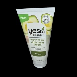 Yes To Avocado Fragrance-Free Daily Hand Cream - White and Green